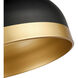 Amarra 3 Light 16 inch Matte Black Indoor Pendant Ceiling Light